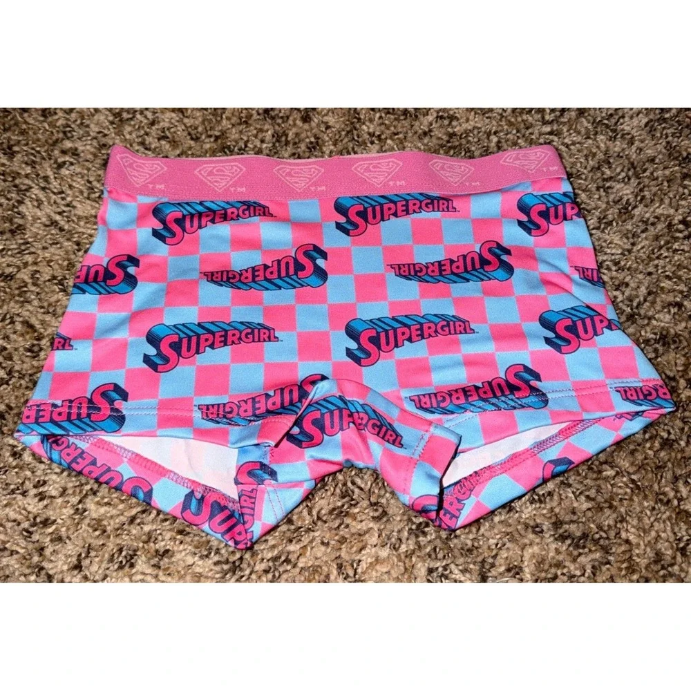 DC Comics Girls Supergirl 4 Pack Girl Shorts Underwear (NWT) Size 4